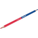 Pelikan crayon bicolore fin, rouge/bleu