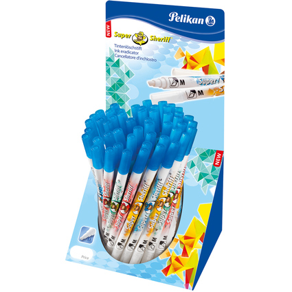 Pelikan Effaceur d'encre Super Sheriff 258M, prsentoir de