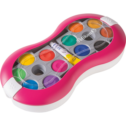 Pelikan Bote de peinture Space+, 24 couleurs, rose