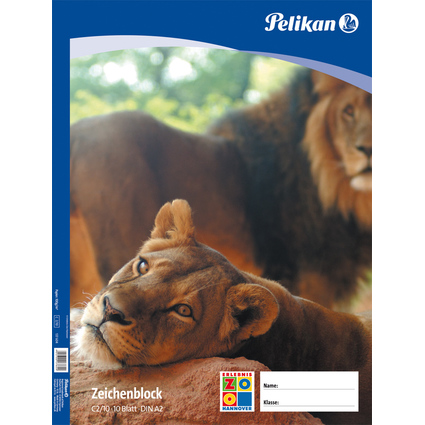 Pelikan Bloc  dessin C 2/10, A2, 100 g/m2, 10 feuilles