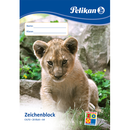Pelikan Bloc  dessin C 4/20, A4, 100 g/m2, 20 feuilles