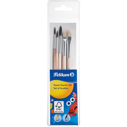 Pelikan Kit de dmarrage de pinceaux, 5 pices
