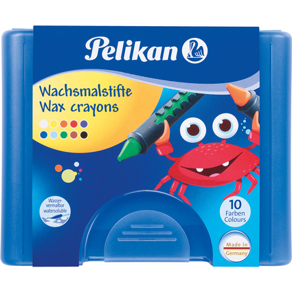 Pelikan crayons de cire 655/10, avec gaine, rond