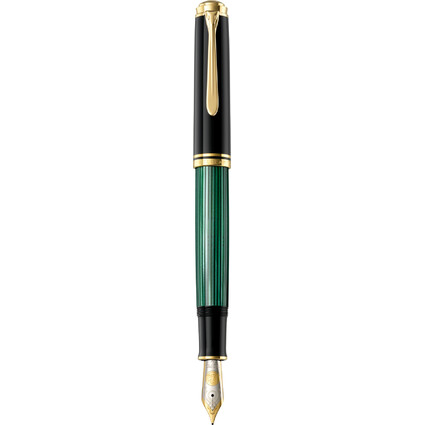 Pelikan Stylo plume "Souvern 1000", noir/vert, F