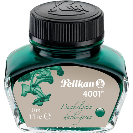 Pelikan Encre 4001 dans un flacon, vert fonc, contenu: 30ml