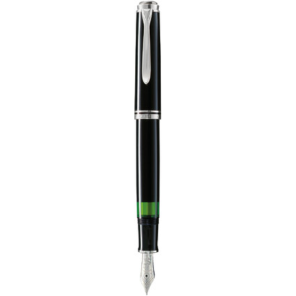 Pelikan Stylo plume "Souvern 805", noir/argent, M