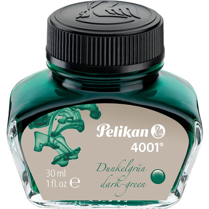 Pelikan Encre 4001 dans un flacon, vert fonc, contenu: 30ml