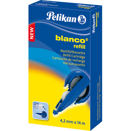 Pelikan Cassette Refill blanco, 4,2 mm x 14 m