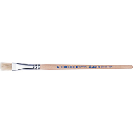 Pelikan Pinceau  soie 613 F, N. 16,manche en bois non laqu