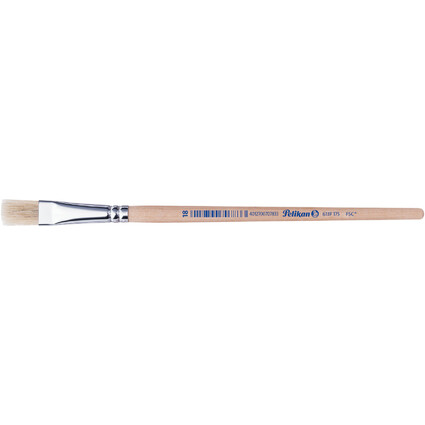 Pelikan Pinceau  soie 613 F, N. 18,manche en bois non laqu