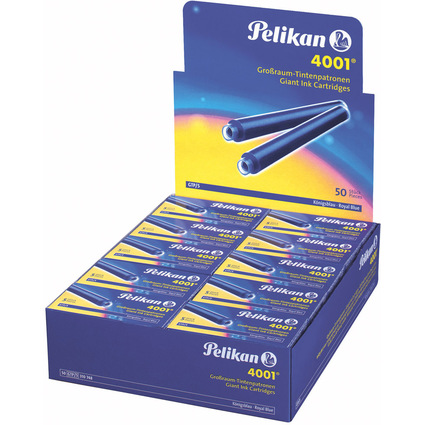 Pelikan Cartouche grande capacit 4001 GTP/5, bleu royal