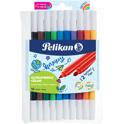 Pelikan Feutres colorella duo, rond, tui de 10