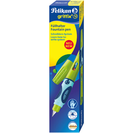 Pelikan griffix Stylo plume, vert, pour gauchers