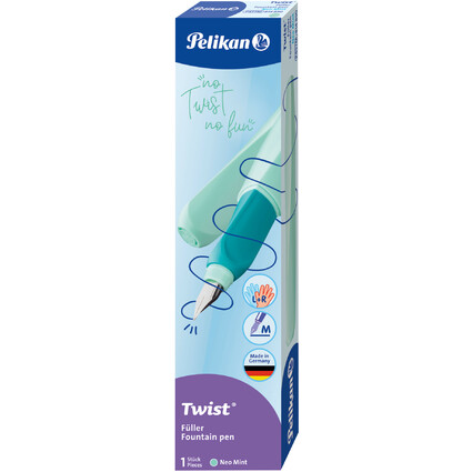 Pelikan Stylo plume Twist Neo Mint, menthe