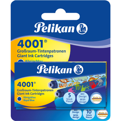Pelikan Cartouches d'encre grand volume GTP/F/5-2/B, bleu