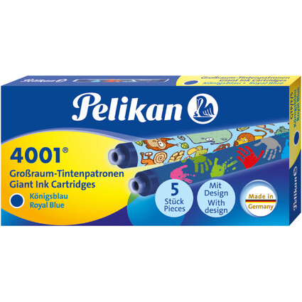 Pelikan Cartouches d'encre grand volume GTP/F/5, bleu royal