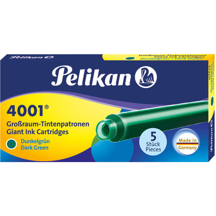 Pelikan Cartouches d'encre grand volume4001 GTP/5,vert fonc