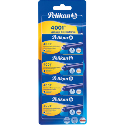 Pelikan Cartouche d'encre longues 4001 GTP/5, bleu