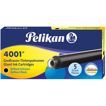 Pelikan Cartouches d'encre longues 4001 GTP/5, noir