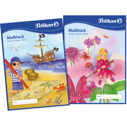 Pelikan Bloc  dessin MC 3/30, A3, 70 g/m2, 30 feuilles