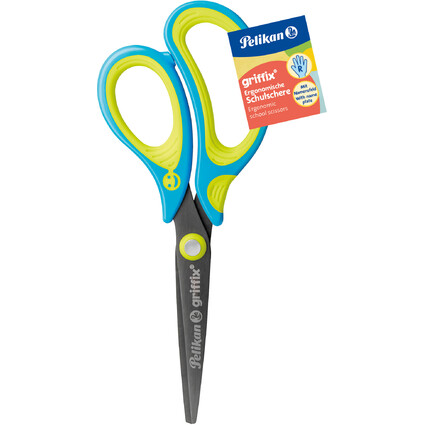 Pelikan Ciseaux scolaires griffix, pointu, Neon Fresh Blue