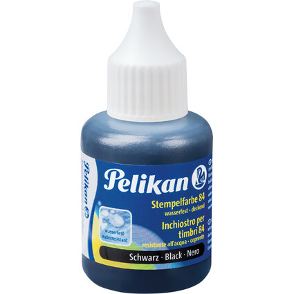 Pelikan Encre  tampons 84, rsistant  l'eau, noir, 30 ml