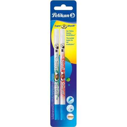 Pelikan Effaceur d'encre Super Sheriff 258M, carte blister