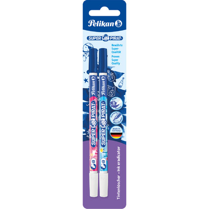 Pelikan Effaceur d'encre Super Pirat 850B, large, carte