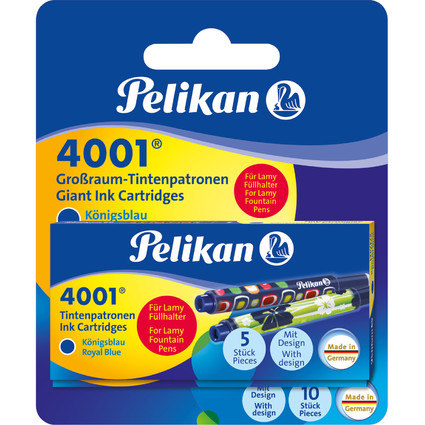 Pelikan Cartouches d'encre LTP/F/5, bleu royal