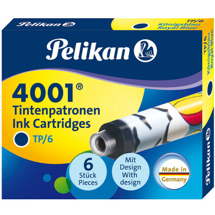 Pelikan Cartouches d'encre TP/F/6, bleu royal