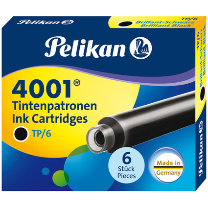 Pelikan Cartouches d'encre 4001 TP/6, noir