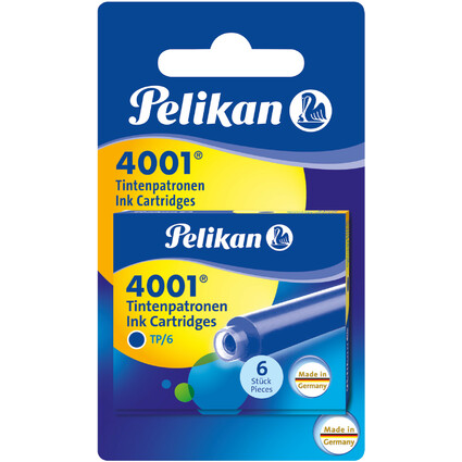 Pelikan Cartouches d'encre 4001 TP/6/2/B, bleu royal