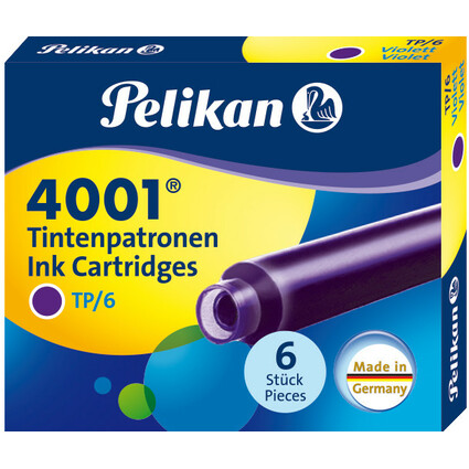 Pelikan Cartouches d'encre 4001 TP/6, violet