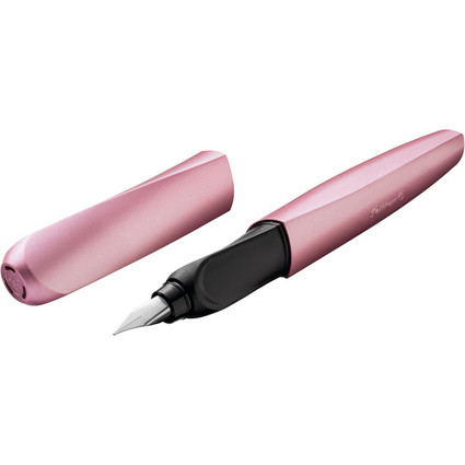 Pelikan Twist Stylo plume Girly Rose, rose-mtallique