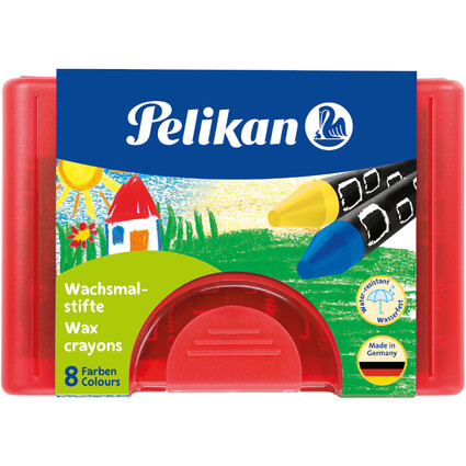 Pelikan Crayon de cire pais 665/8, rond, rsistant  l'eau,
