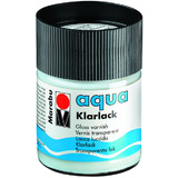 Marabu vernis transparent Aqua, trs brillant, 50 ml