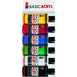Marabu peinture acrylique "BasicAcryl", kit pour dbutants