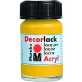 Marabu vernis acrylique "Decorlack", jaune moyen, 15 ml,