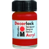 Marabu vernis acrylique "Decorlack", rouge cerise, 15 ml,
