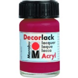 Marabu vernis acrylique "Decorlack", rouge carmin, 15 ml,