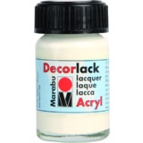 Marabu vernis acrylique "Decorlack", blanc, 15 ml,