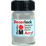 Marabu vernis acrylique "Decorlack",argent mtallique,15ml