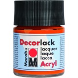 Marabu vernis acrylique "Decorlack", orange, 50 ml,