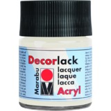 Marabu vernis acrylique "Decorlack", blanc, 50 ml,