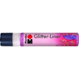 Marabu peinture  effet Glitter-Liner, rose scintillant