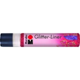 Marabu peinture  effet Glitter-Liner, rubis scintillant