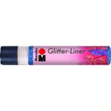 Marabu peinture  effet Glitter-Liner, saphir scintillant