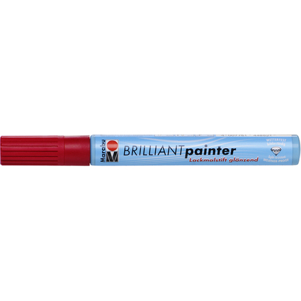 Marabu Marqueur laque "Brilliant Painter", rouge cerise
