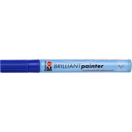 Marabu Marqueur laque "Brilliant Painter", bleu lapis