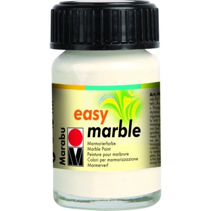 Marabu Peinture  marbrer "Easy Marble", 15 ml, blanc